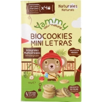 Hipercor  YAMMY Biocookies Mini Letras galletas integrales y multicere