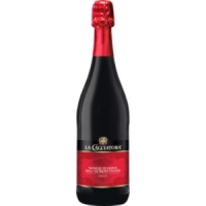 Hipercor  LA CACCIATORA Sangue di Giuda vino tinto Italia botella 75 c