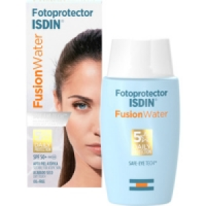 ISDIN Fusion Water UVB SPF50+ y UVA fotoprotector facial res