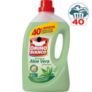 OMINO BIANCO detergente máquina líquido con extractos de Alo