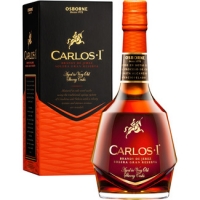 Hipercor  CARLOS I brandy de Jerez solera gran reserva botella 70 cl
