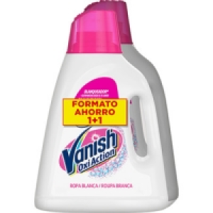 Hipercor  VANISH quitamanchas + blanqueador Oxi Action Crystal White e