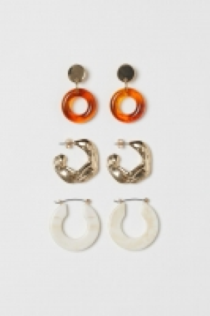  3 pares de pendientes 7.99 €