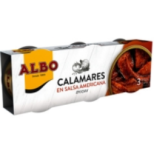 ALBO calamares en salsa americana pack 3 lata 50 g neto escu 4.85 €