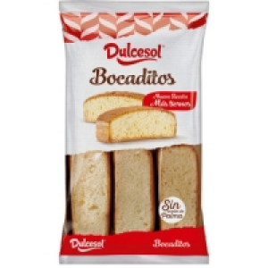 DULCESOL bocaditos de bizcocho sin aceite de palma 18 unidad 1.29 €