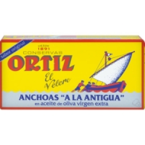 ORTIZ filetes de anchoa a la antigua en aceite de oliva virg 2.85 €