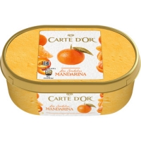 Hipercor  CARTE DOR helado sorbete de mandarinas tarrina 1 l