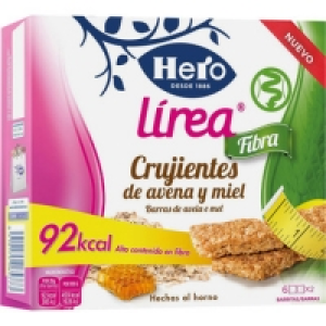 Hipercor  HERO Línea barritas crujientes de avena y miel estuche 120 g