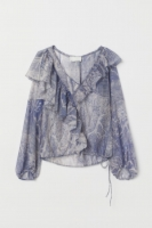 HM   Blusa vaporosa con lyocell