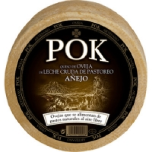 Hipercor  POK queso añejo de oveja elaborado con leche cruda peso apro