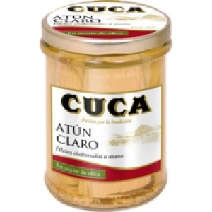 CUCA atún claro en aceite de oliva filetes elaborados a mano