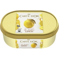 Hipercor  CARTE DOR helado sorbete limón con zumo de limón tarrina 1 