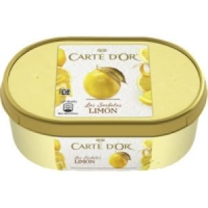CARTE DOR helado sorbete limón con zumo de limón tarrina 1