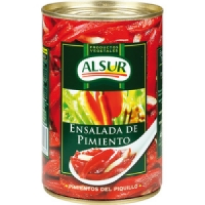 ALSUR ensalada de pimientos del piquillo lata 380 g neto esc