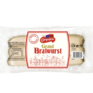 Hipercor  CAMPOFRIO salchichas Gran Bratwurst cocidas y ahumadas recet