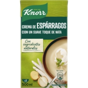 KNORR crema de espárragos con suave toque de nata envase 500 1.50 €