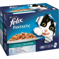 Hipercor  FELIX FANTASTIC alimento húmedo para gato selección de pesca
