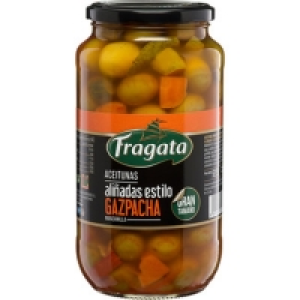 Hipercor  FRAGATA aceitunas aliñadas estilo gazpacha frasco 595 g neto