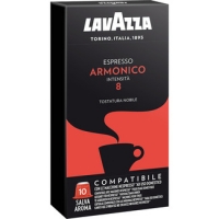 Hipercor  LAVAZZA café espresso Armónico intensidad 8 estuche 10 cápsu