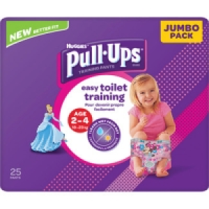 Hipercor  HUGGIES PULL UPS braguita de aprendizaje para niña edad 2 a 