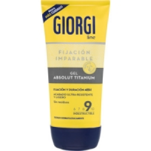 Hipercor  GIORGI gel fijador Absolut Titanium duración 48 h tubo 150 m