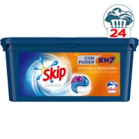 Hipercor  SKIP Ultimate detergente máquina líquido poder KH-7 caja 24 