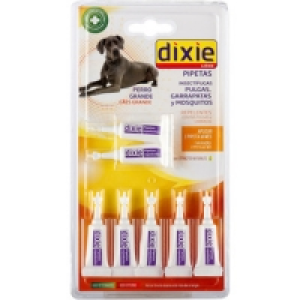DIXIE pipetas repelentes para perros de razas grandes 7 unid 17.95 €