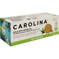 Hipercor  CAROLINA Bio Organic galletas de espelta con sirope de agave