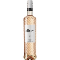 Hipercor  ALLURE vino rosado merlot Diamond Edition de Italia botella 