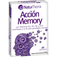 Hipercor  NATURTIERRA Acción Memory con vitaminas tipo B envase 60 cáp