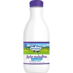 ASTURIANA leche semidesnatada Sin Lactosa botella 1,5 l