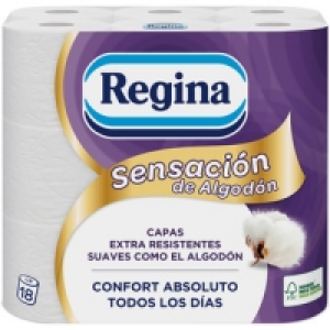 REGINA papel higiénico sensación de algodón 3 capas paquete  8.65 €