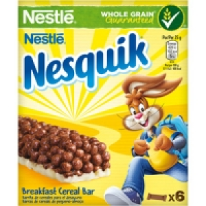 NESTLE Nesquik barritas de cereales con chocolate 6 unidades 2.35 €