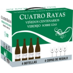 CUATRO RAYAS Viñedos Centenarios vino blanco verdejo DO Rued 29.85 €