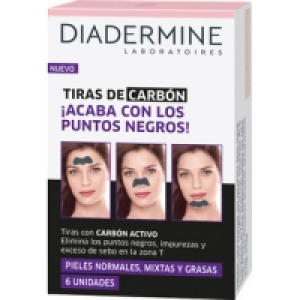 DIADERMINE tiras de carbón caja 6 unidades para pieles norma 3.96 €