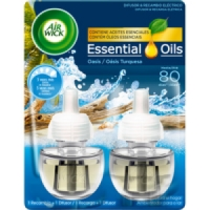 AIR WICK ambientador eléctrico Oasis Turquesa cálida brisa m
