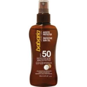 BABARIA aceite protector Coco SPF-50 acelerador del broncead 7.34 €