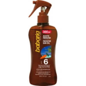 BABARIA aceite protector zanahoria SPF-6 acelerador del bron