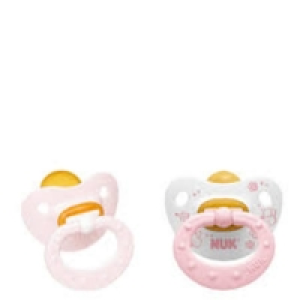 2 NUKETES DE LÁTEX BABY ROSA 0-6 M