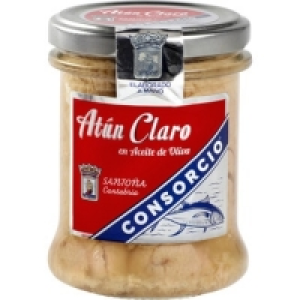 Hipercor  CONSORCIO atún claro en aceite de oliva frasco 135 g neto es