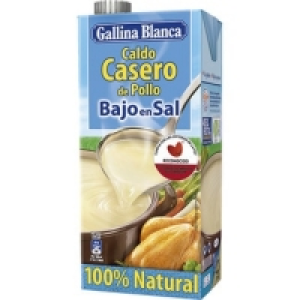 Hipercor  GALLINA BLANCA caldo de pollo casero 100% natural bajo en sa