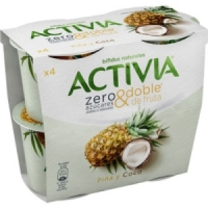 DANONE ACTIVIA Zero bífidus de piña y coco sin azúcares añad