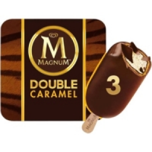 MAGNUM Double helado con doble coberturas de caramelo sin gl