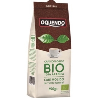 Hipercor  OQUENDO Bio café molido natural ecológico 100% arábica paque