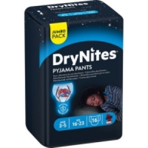 HUGGIES DRY NITES calzoncillos de noche absorbentes para niñ