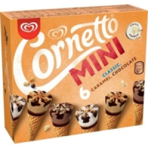 Hipercor  CORNETTO mini surtido de conos de helado varios sabores 6 un