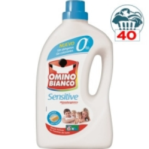 OMINO BIANCO detergente máquina líquido sensitive hipoalergé