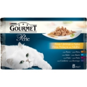 GOURMET PERLE alimentación húmeda para gato con finas lámina