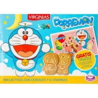 Hipercor  VIRGINIAS Doraemon galletas de desayuno sin lactosa con cere
