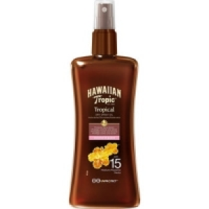 HAWAIIAN TROPIC aceite protector SPF-15 coconut & guava spra